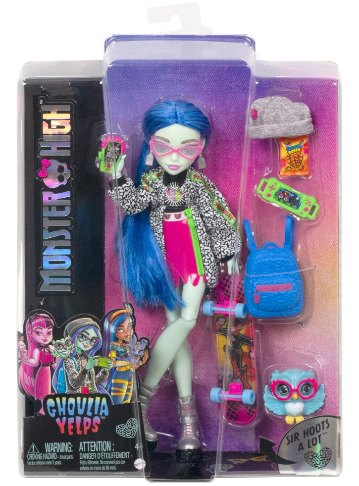 Monster High Deuce Gorgon Ghoulia Yelps Doll (HHK58)