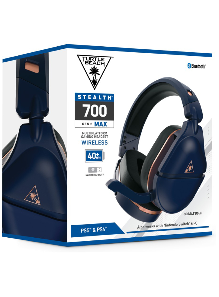 Headset Turtle Beach Stealth 700P GEN2 MAX Cobalt Blue Wireless - Playstation 5