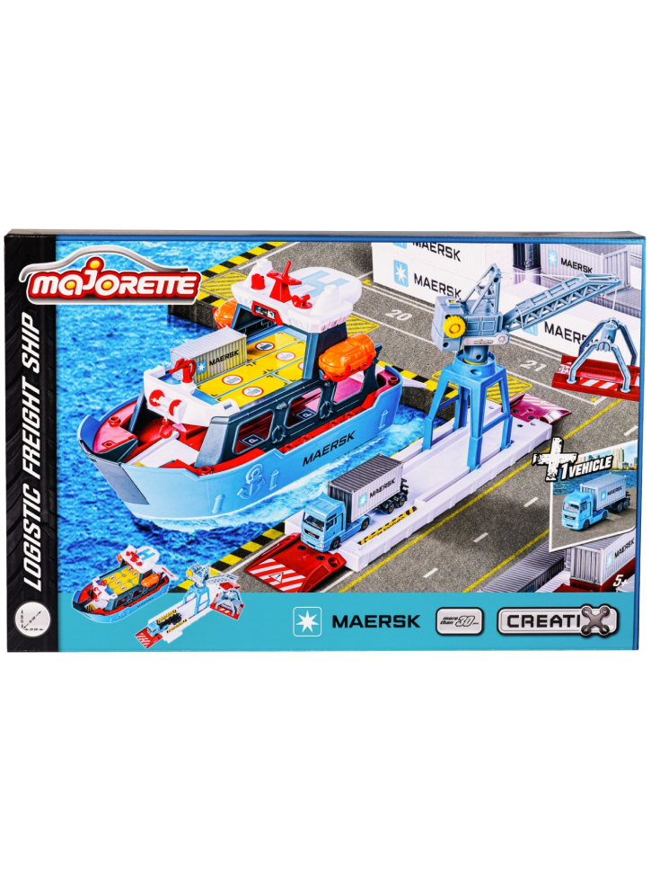 Majorette Creatix MAERSK Freight Ship (212050039)
