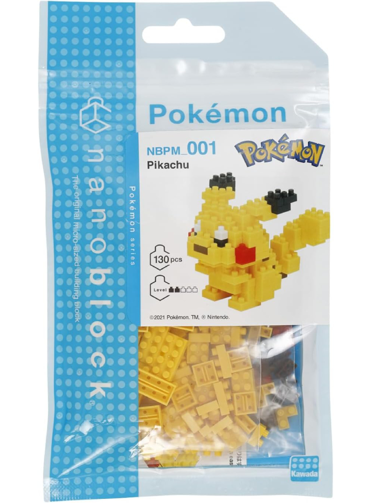 Bandai Nanoblock Pokemon Pikachu Building Block (NBPM001)