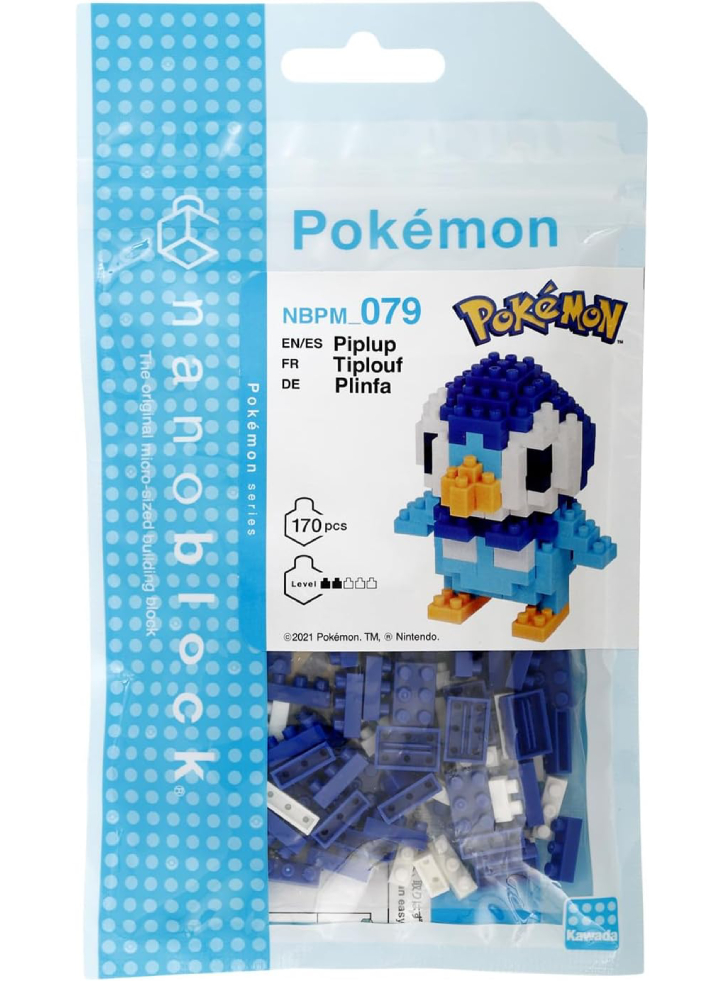 Bandai Nanoblock Pokemon Piplup Building Block (NBPM079)
