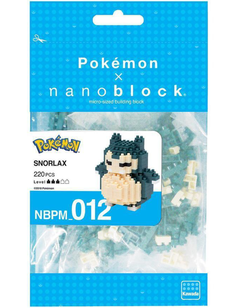 Bandai Nanoblock Pokemon Snorlax Building Block (NBPM012)