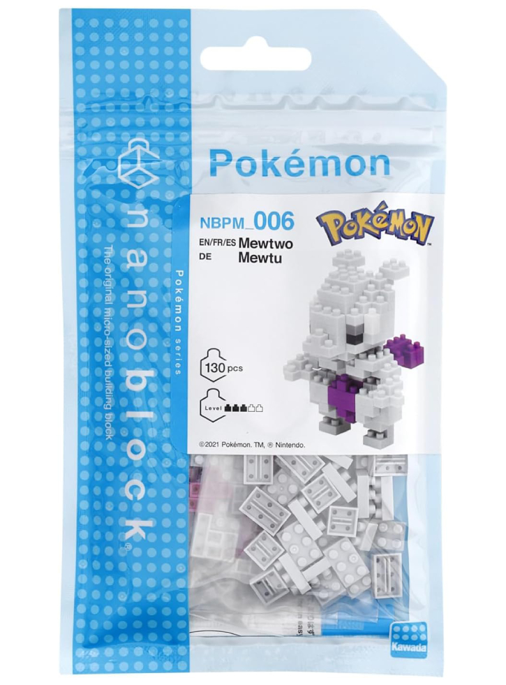 Bandai Nanoblock Pokemon Mewtwo Building Block (NBPM006)