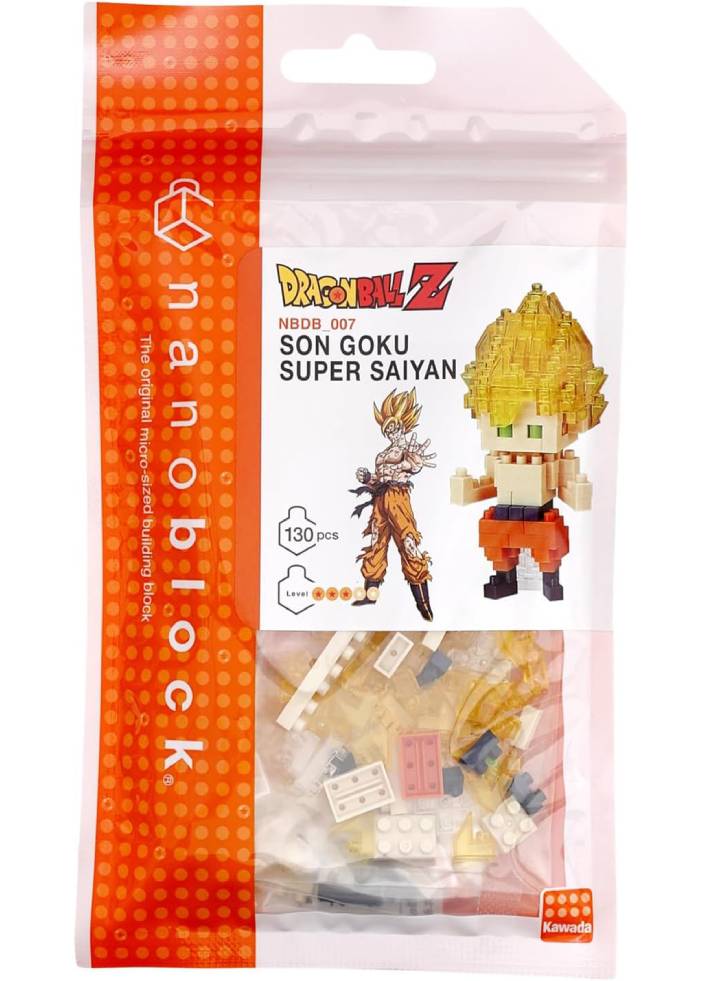 Bandai Nanoblock Dragon Ball Son goku super saiyan Building Block (NBDB007)