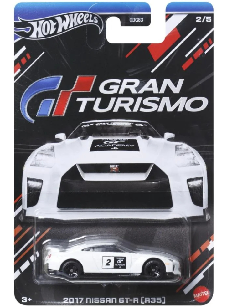 Hot Wheels Gran Turismo 2017 Nissan GT-R (R35) (HRV64)