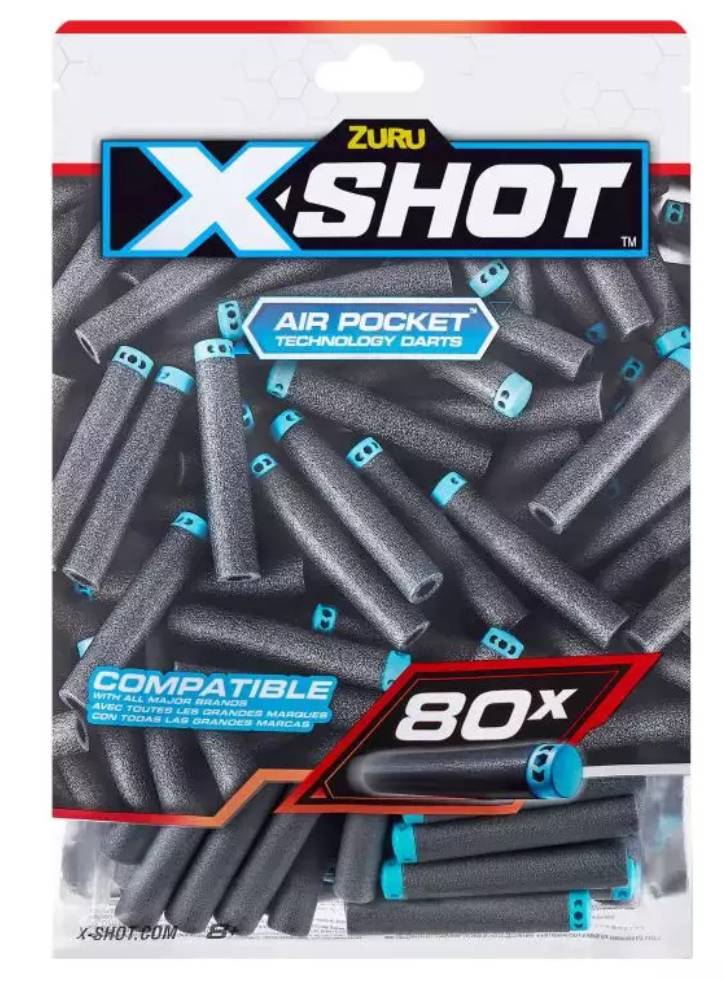 X SHOT-Excel 80PK Refill Darts (36589)