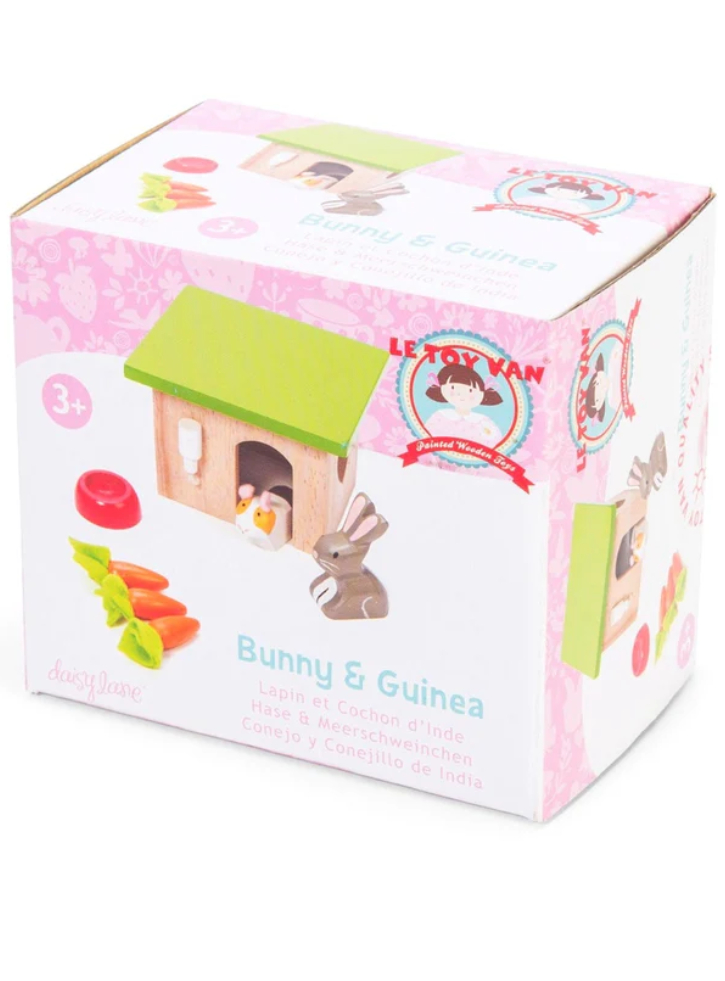 Le Toy Van Dollhouse Pet Set Bunny and Guinea (LME045)