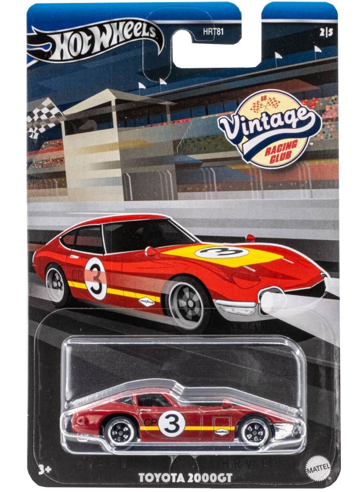 Hot Wheels Vintage Racing Club Toyota 2000 GT (HRV07)