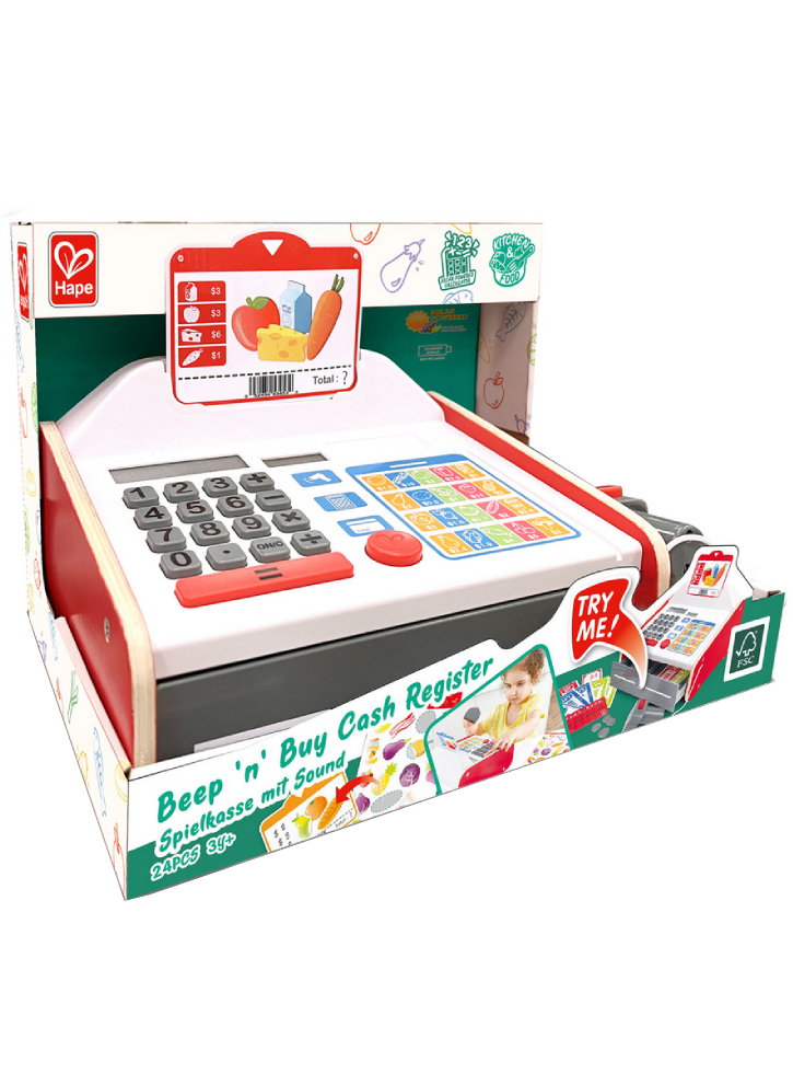Hape Beep 'n' Buy Cash Register (87-3184)