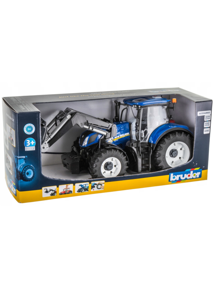 Bruder New Holland T7.315 with frontloader (03121)