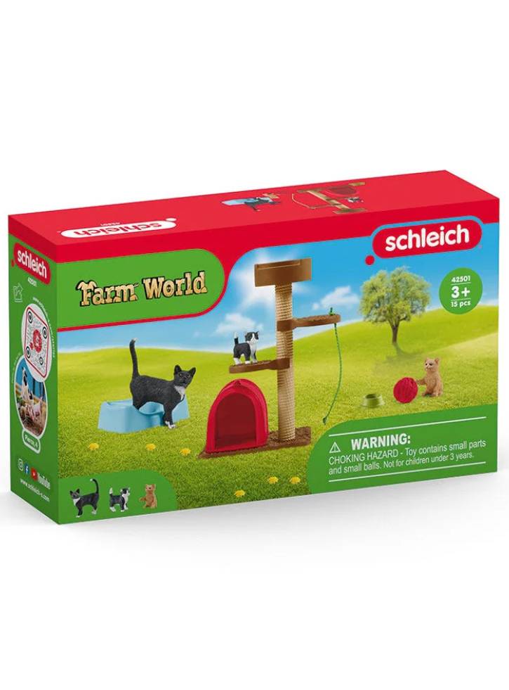 Schleich Farm World Playtime for Cute Cats (42501)