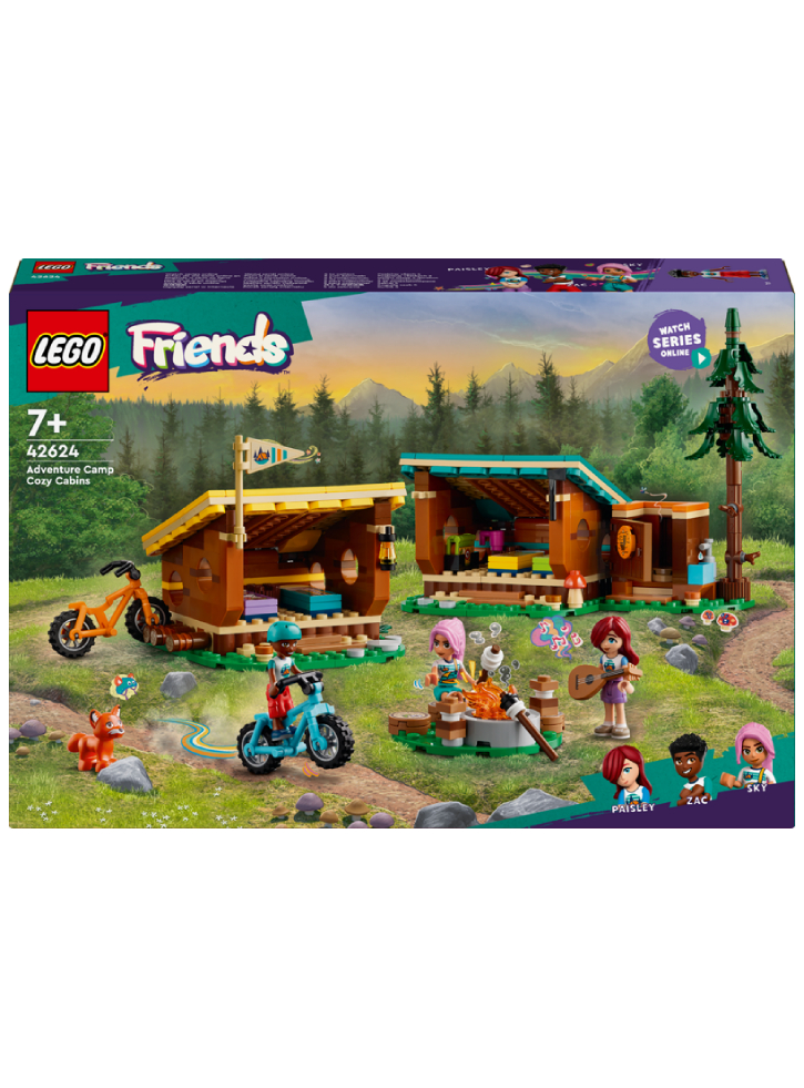 LEGO Friends Adventure Camp Cozy Cabins (42624)