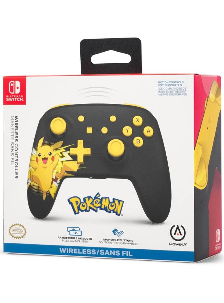 Controller PowerA Wireless Pikachu Ecstatic - Nintendo Switch