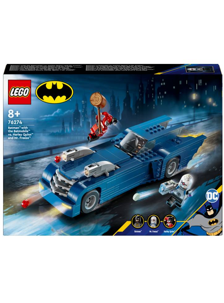 LEGO DC Batmantm Batman with the Batmobiletm vs Harley Quinntm Mr. Freezetm (76274)