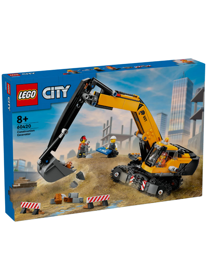 LEGO City Great Vehicles Yellow Construction Excavator (60420)