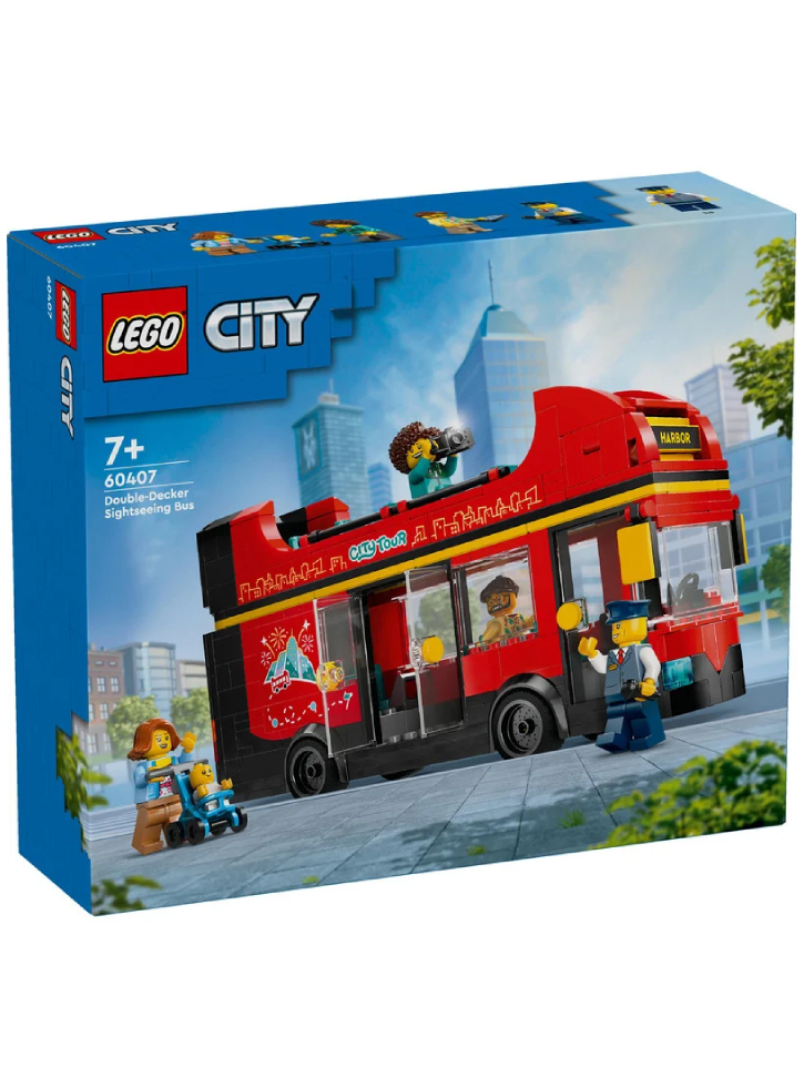 LEGO City Great Vehicles Red Double-Decker Sightseeing Bus (60407)