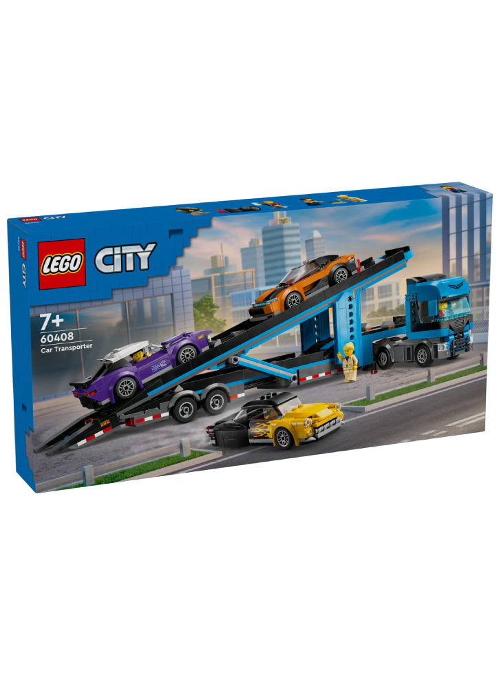LEGO City Great Vehicles Car Transporter Truck with Sports Cars (60408)