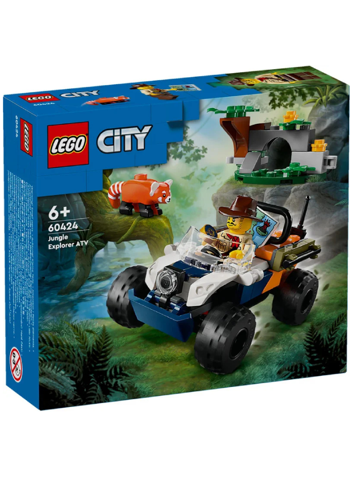 LEGO City Exploration Jungle Explorer ATV Red Panda Mission (60424)