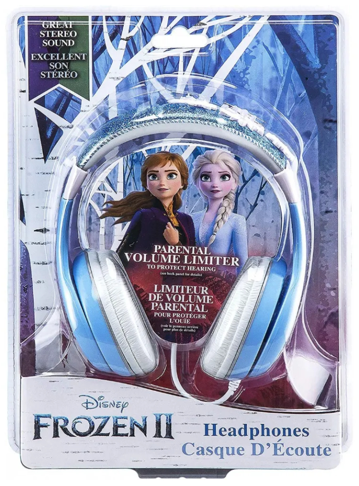 Headphones eKids Frozen with Volume Control to protect hearing