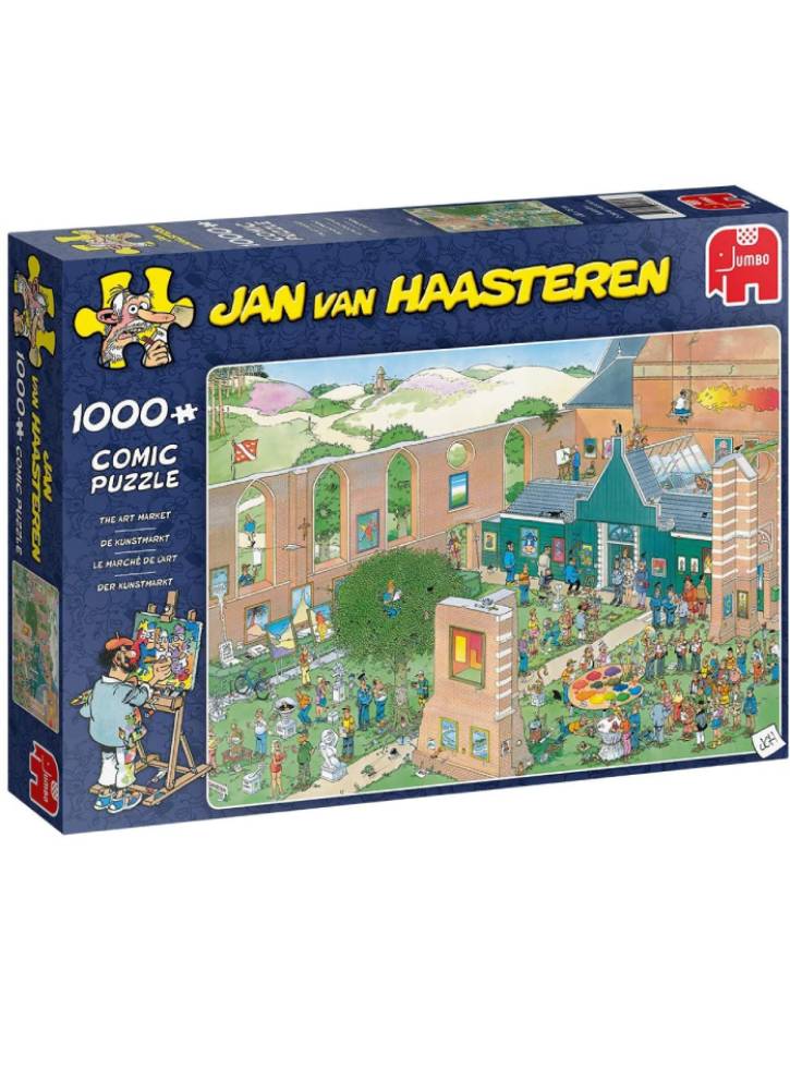 Jan Van Haasteren The Art Market 1000 Piece Puzzle (JUM0022)
