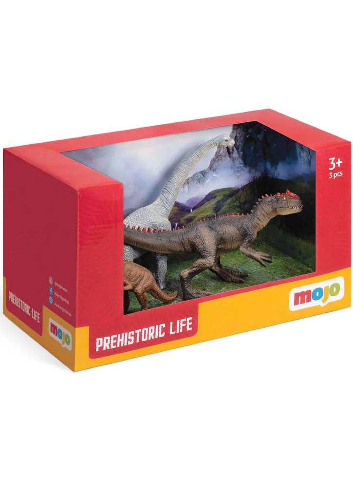 Mojo Dinosaur Set 1 Prehistoric animals 3 pcs (MJ-380039)