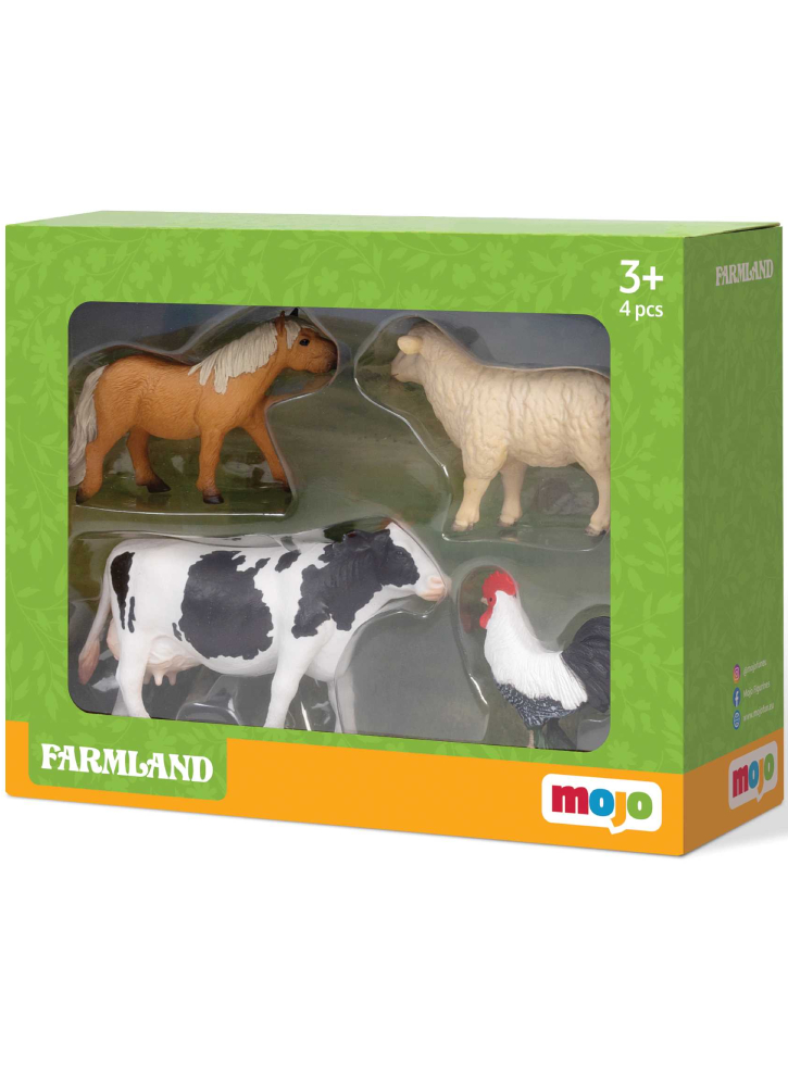 Mojo Animal Starter Set 1 Farm Life 4 pcs (MJ-380037)