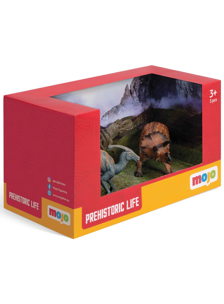 Mojo Dinosaur Set 2 Prehistoric animals 3 pcs (MJ-380039)