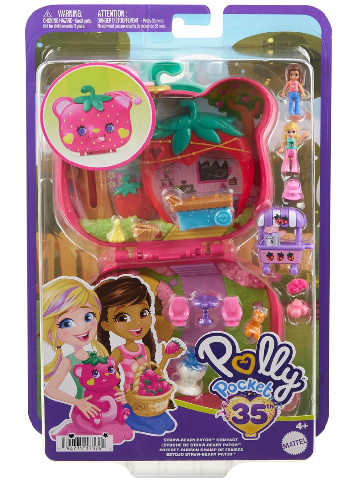Polly Pocket Straw-beary Patch Compact (HRD35)