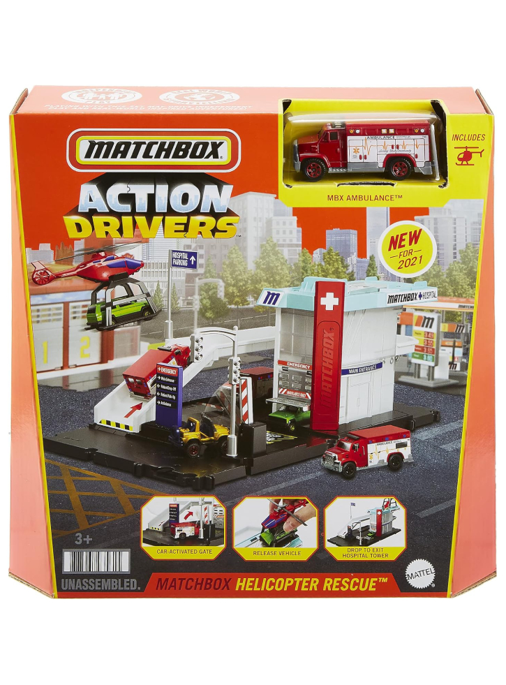 Matchbox Action Drivers Helicopter Rescue (GVY83)