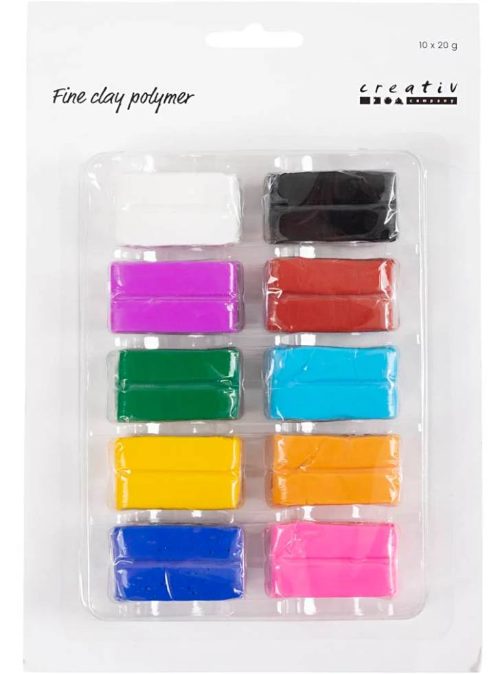 Fine Clay Polymer Colourful 10x20 g (78101)
