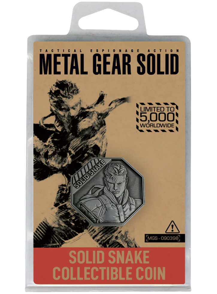 Metal Gear Solid Limited Edition 'Solid Snake' Collectible Coin