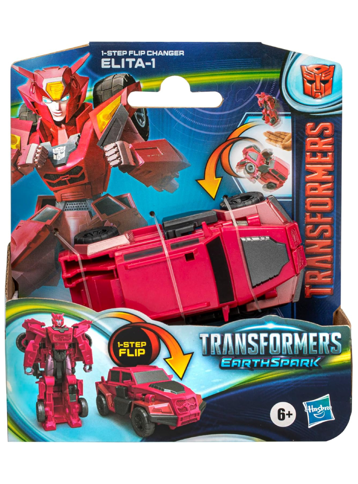 Transformers Earthspark 1-Step Flip Changer Elita-1 (F8662)