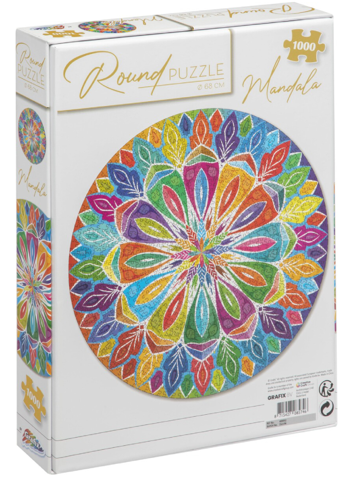 Grafix Mandala Round Puzzle 1000 pcs (K-400052)