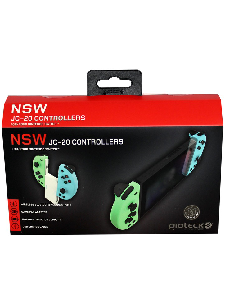 Gioteck JC-20 Controllers (Pastel) - Nintendo Switch