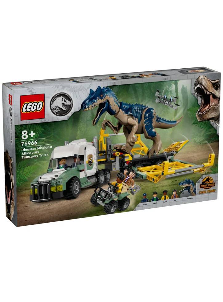 LEGO Jurassic World Chaos Theory Dinosaur Missions Allosaurus Transport Truck (76966)