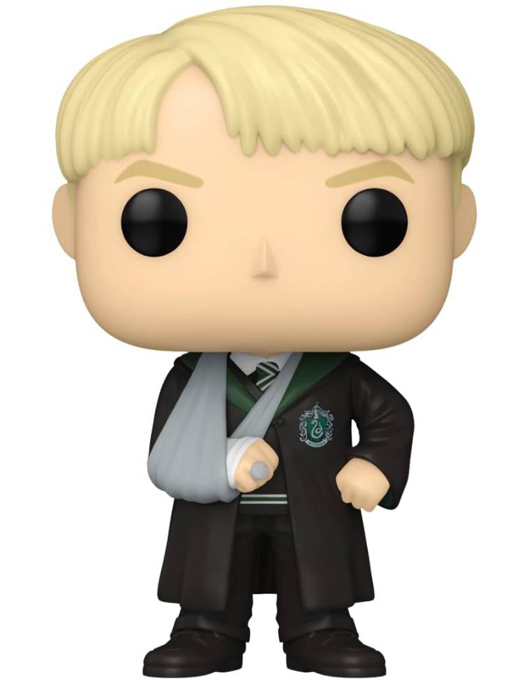Funko Pop Movies Harry Potter Prisoner of Azkaban Draco Malfoy with Broken Arm #168 9cm