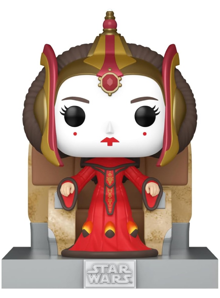 Funko Pop Deluxe Disney Star Wars EP1 The Phantom Menace Anniversary Queen Amidala on the Throne #705