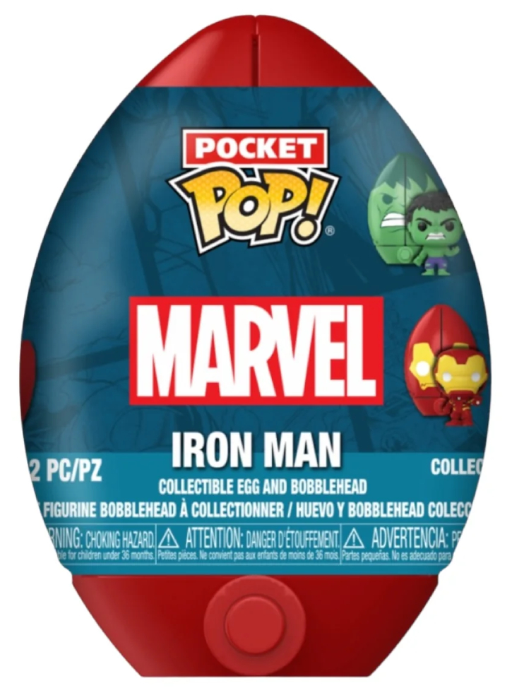 Funko Egg Pocket Pop Marvel Iron Man Collectible Egg Random 4cm