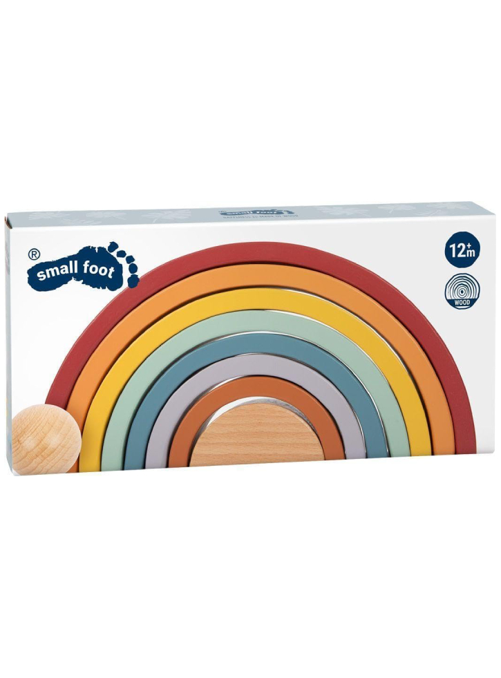 Small Foot Rainbow Building Blocks Safari ( I-SF12318)