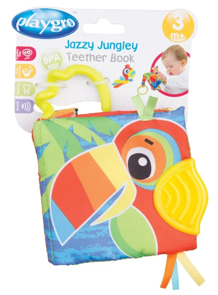 Playgro Jungle bite book w/suspension (1018385)