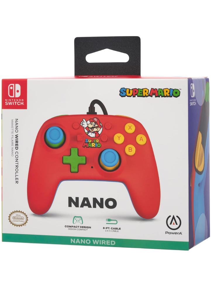 Controller PowerA Nano Wired Mario Medley - Nintendo Switch