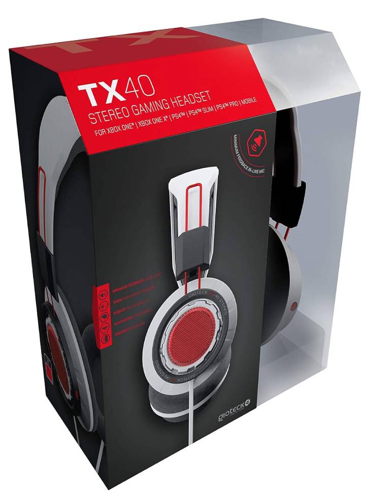 Gioteck: TX-40 Stereo Gaming & Go Headset White - Playstation 4