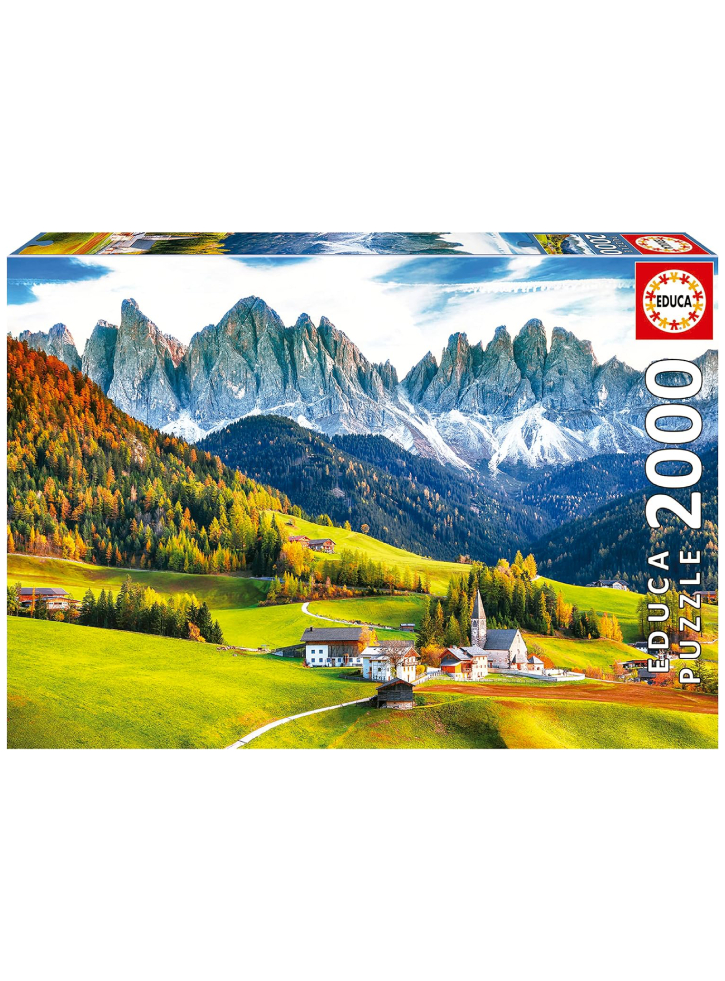 Educa 2000 pcs Autumn In The Dolomites Puzzle (80-19566)