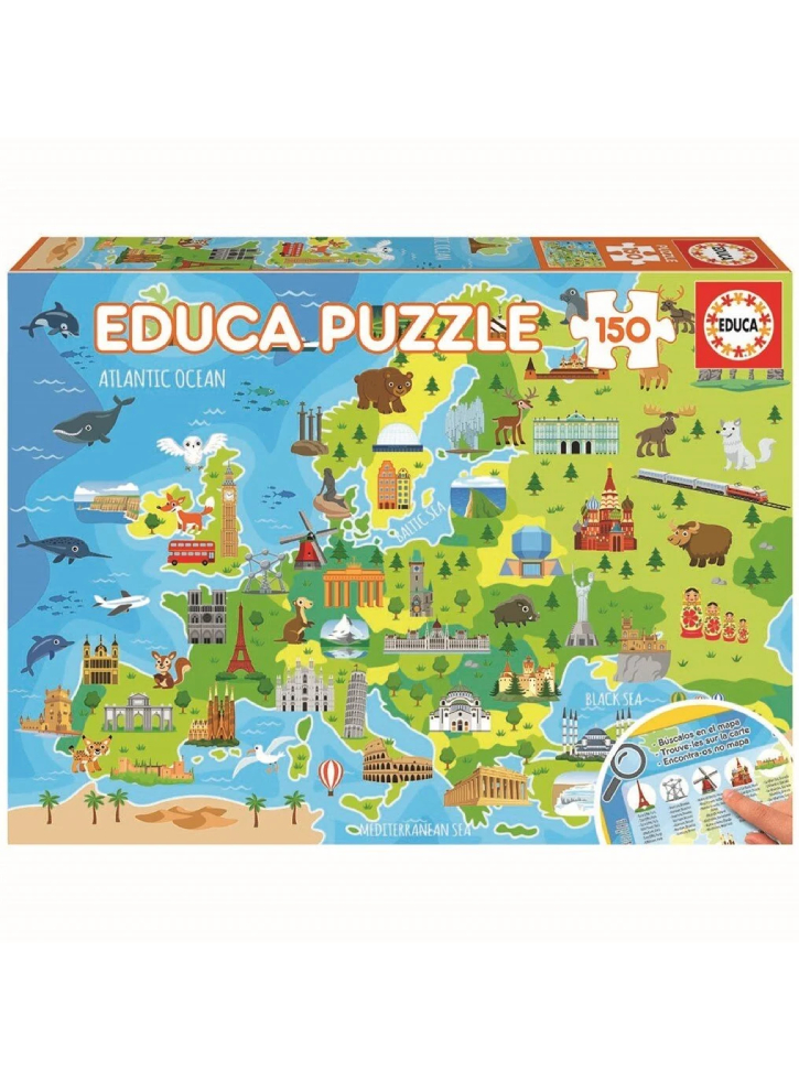 Educa 150 pcs Mapa Europe Puzzle (80-18607)