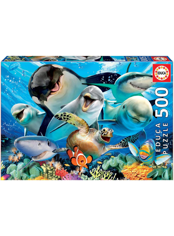 Educa 500 Pcs Underwater Selfies puzzle (17647)