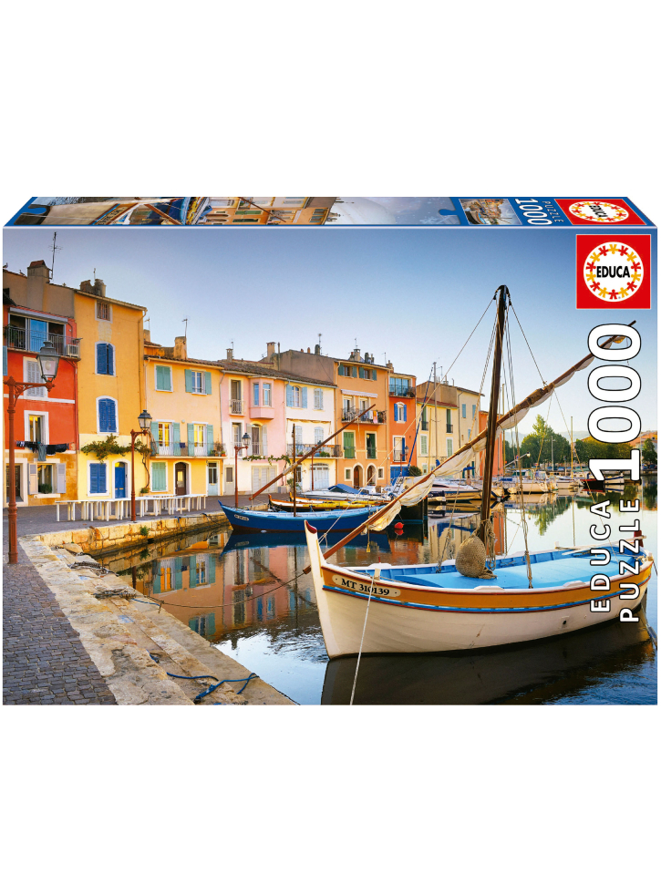 Educa 1000 pcs Harbour In Martigues puzzle (80-19928)