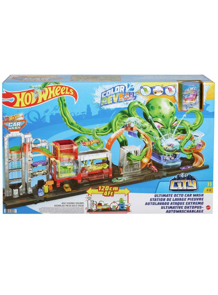 Hot Wheels Let's Race Netflix Ultimate Octo Car Wash (GTT96)