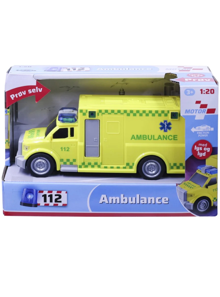 Motor 112 Ambulance w. light & sound (I-1600013)