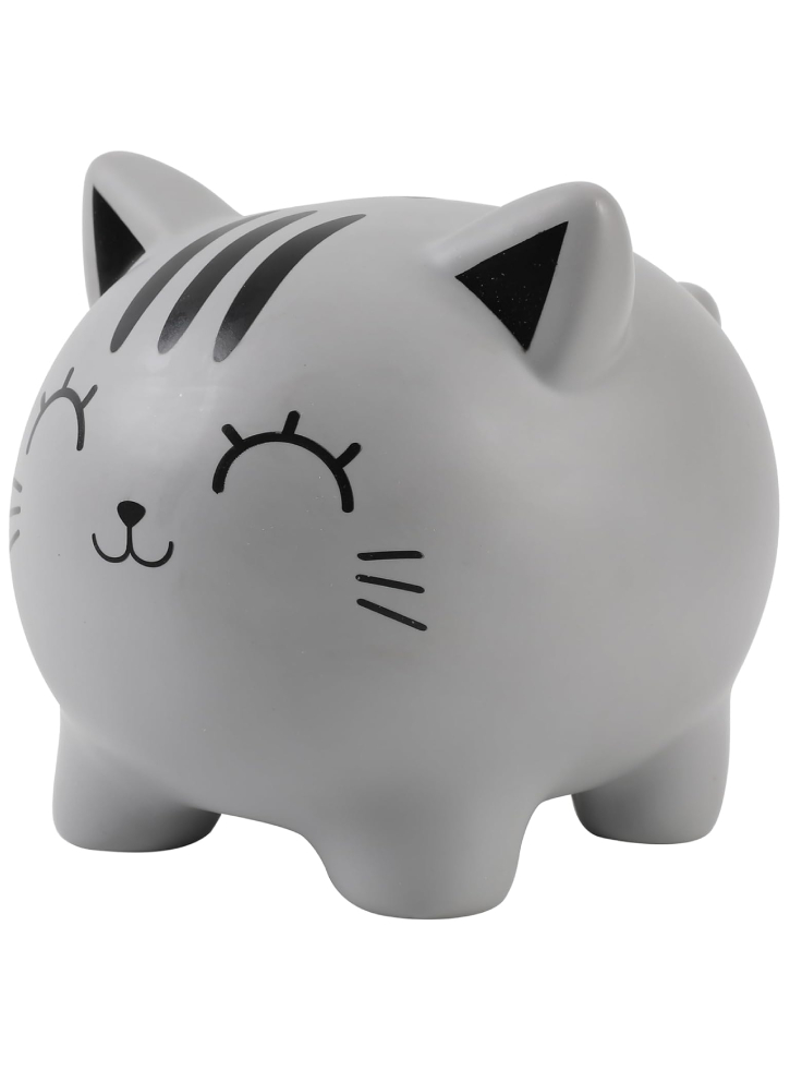 iTotal Piggy Bank Grey Cat (XL2501)