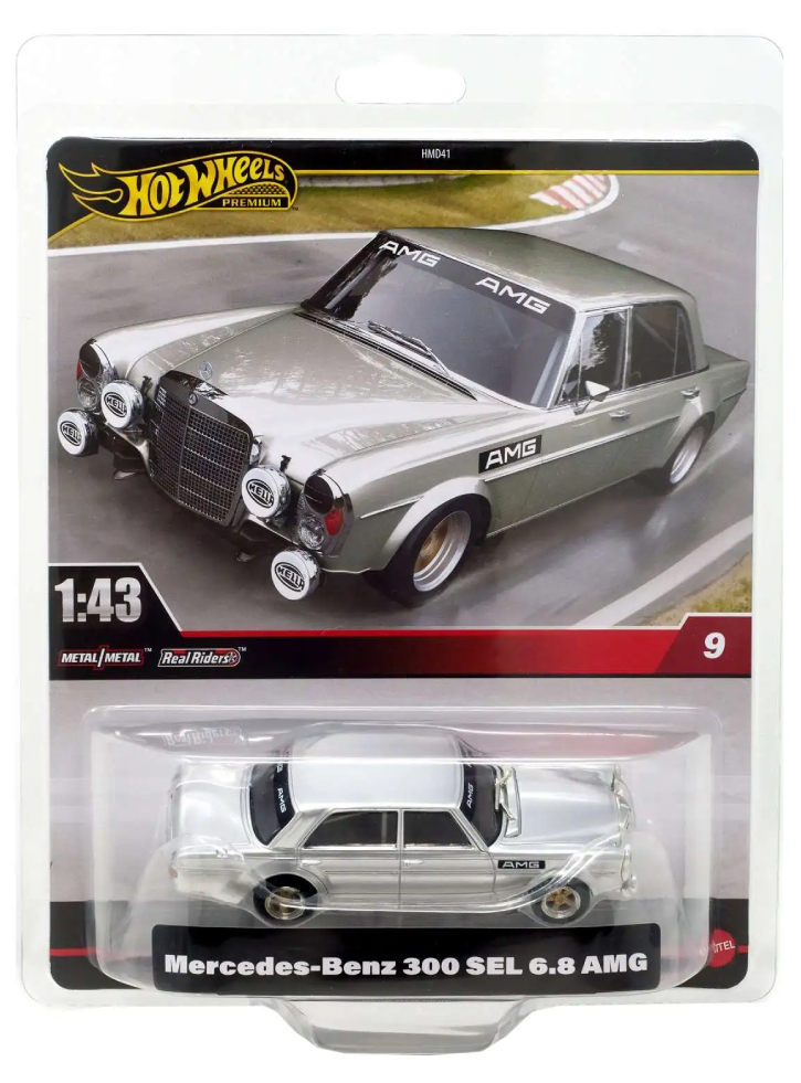 Hot Wheels Premium Real Riders Mercedes-Benz 300 SEL 6.8 AMG (1:43rd) (HWT08)